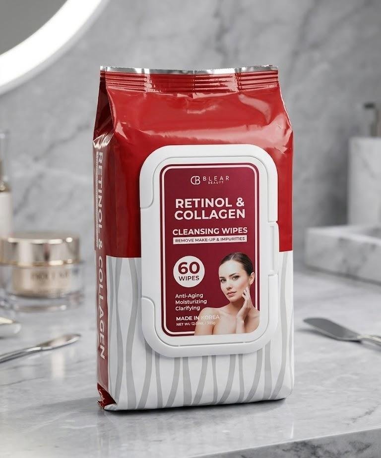 cb clear Retinol collagen lingette x60